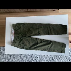 JCREW khaki green stretch Winnie pants